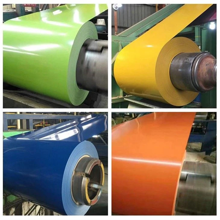 Çiçek Prepainted Galvaniz Renkli Kaplamalı Çelik Bobin 0.14-1.2mm Ppgi Çelik Bobinler Prepainted Galvaniz